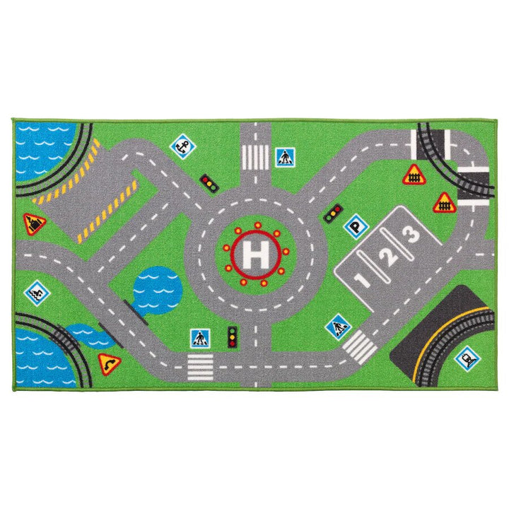 Tapis éducatif de circulation routière 75x133 cm - Eveil Montessori Maroc